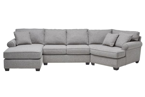 Marisol 3-Piece Sectional with Right Arm Facing Cuddler by Detroit Furniture Collection