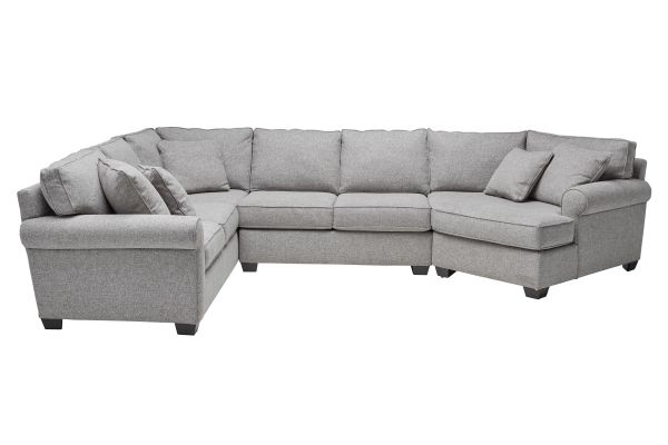 Marisol 3-Piece Sectional with Right Arm Facing Cuddler Chaise by Detroit Furniture Collection