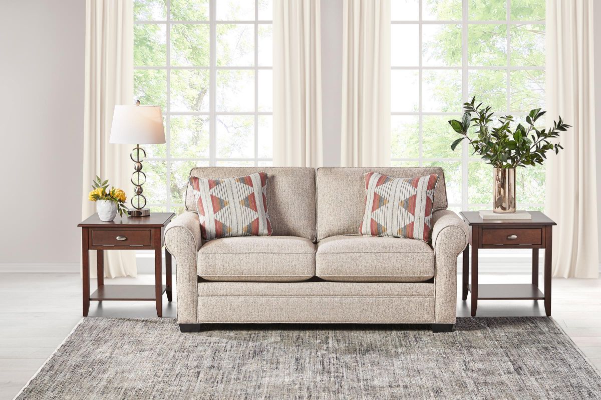 Sadie Putty Full Sleeper Loveseat 9