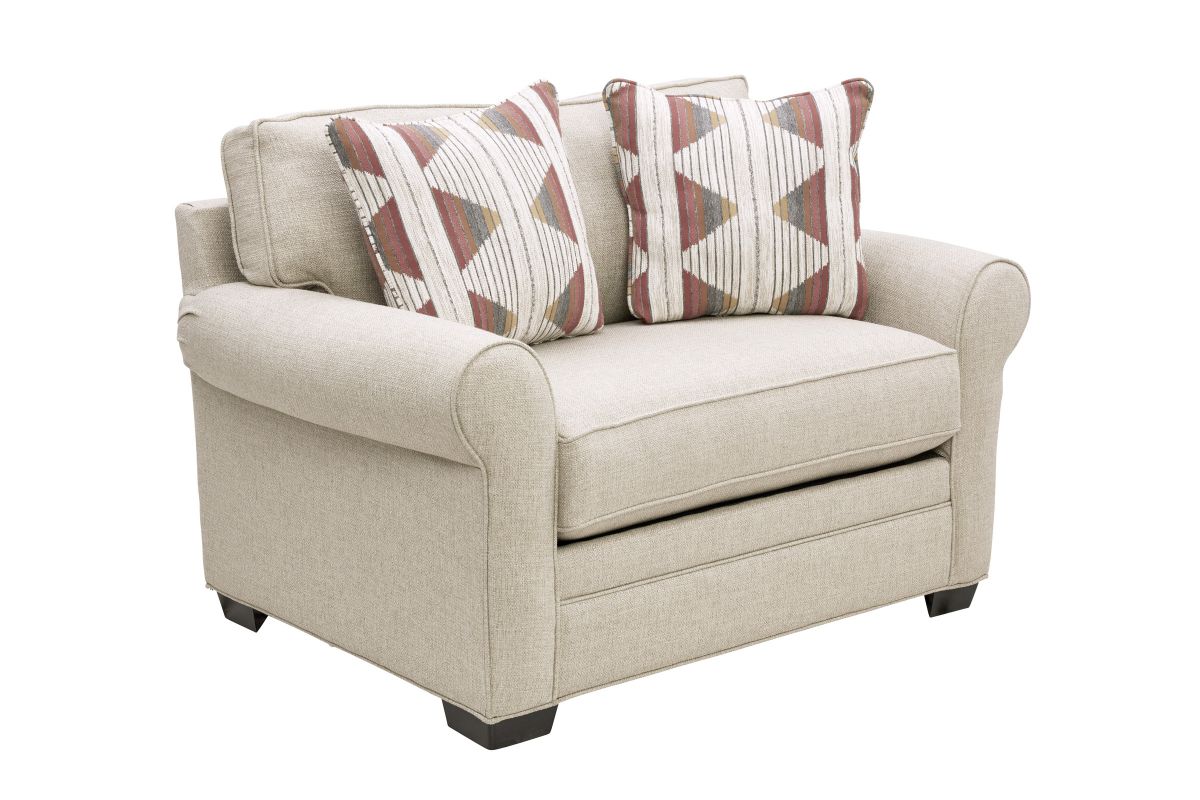 Sadie Putty Twin Sleeper Chair 3