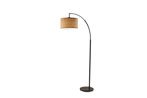 Burlap Arc Lamp
