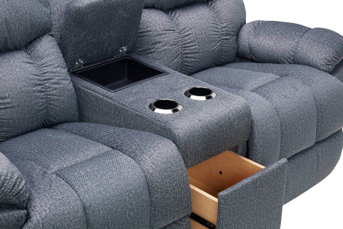 Morrison Eclipse Dual Power Reclining Console Loveseat by La-Z-Boy 2