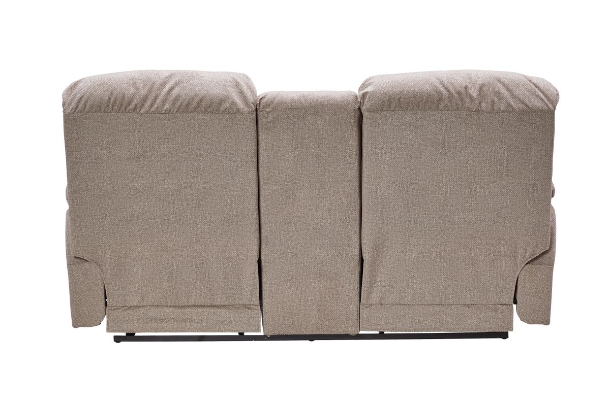 Morrison Sand Reclining Console Loveseat by La-Z-Boy 11