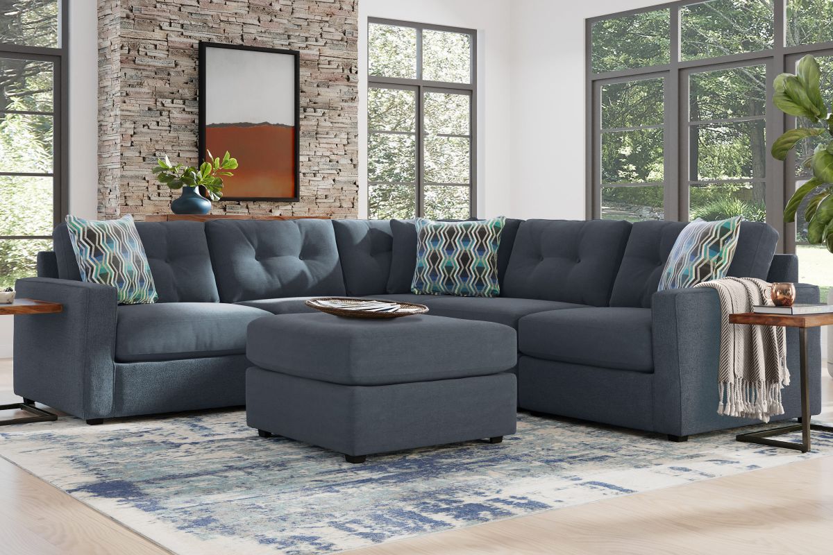 ModularOne Navy 5-Piece Sectional 2