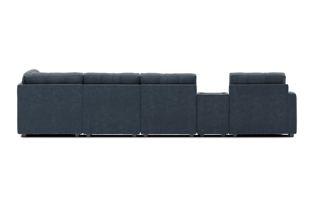 ModularOne Navy 8-Piece Sectional with Left Arm Facing Chaise 8