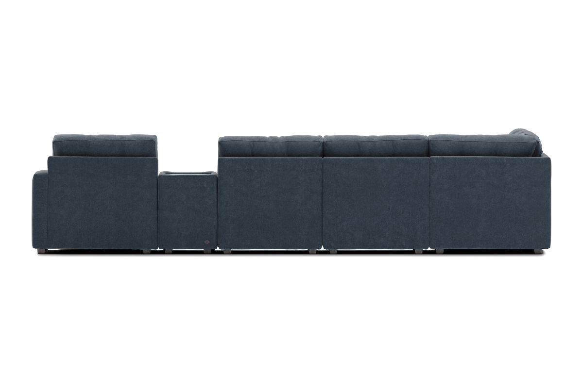 ModularOne Navy 8-Piece Sectional with Right Arm Facing Chaise 8
