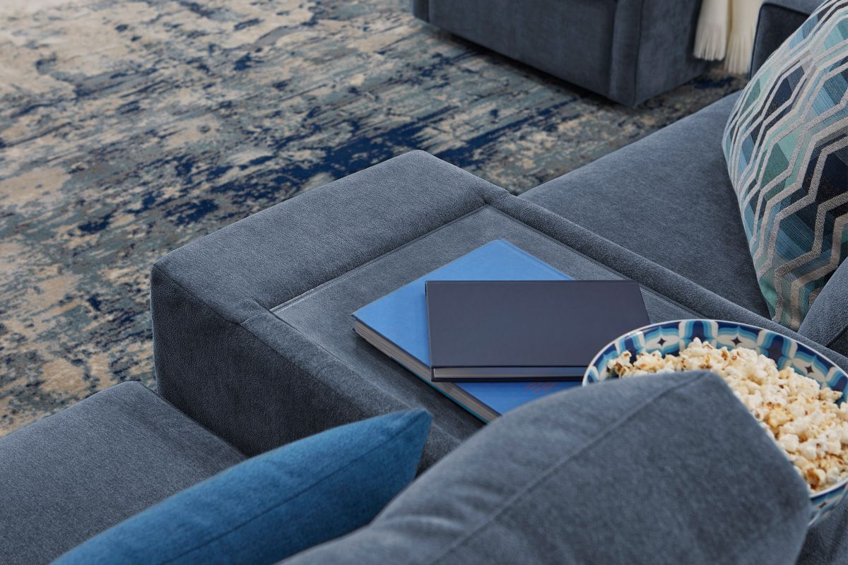 ModularOne Navy 8-Piece Sectional with Right Arm Facing Chaise 5