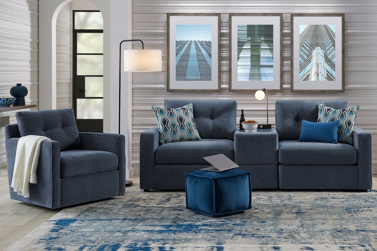 ModularOne Navy Entertainment Console 10