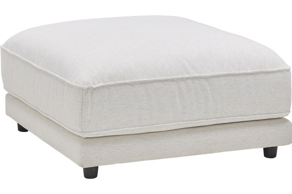Nathan Ottoman with Crypton Home Fabric