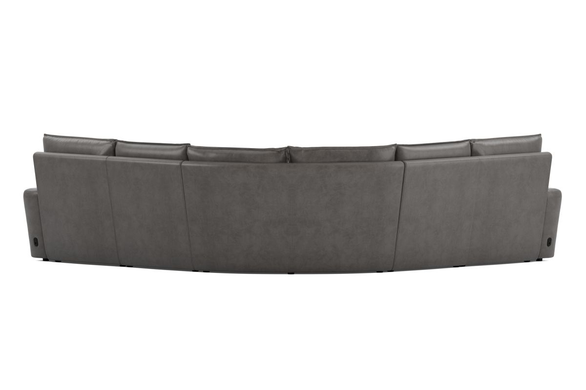 ModularTwo Grey 5-Piece Dual Power Reclining Sectional 11