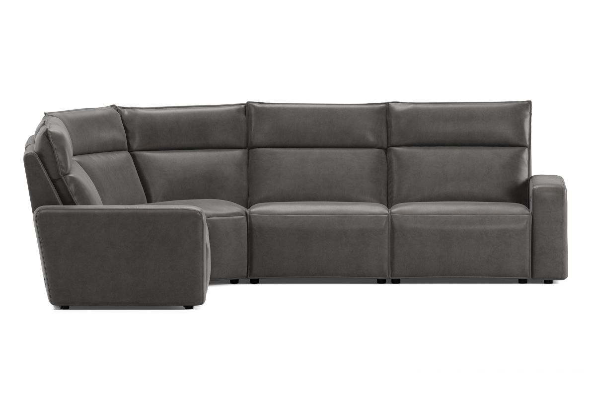 ModularTwo Grey 5-Piece Dual Power Reclining Sectional 8