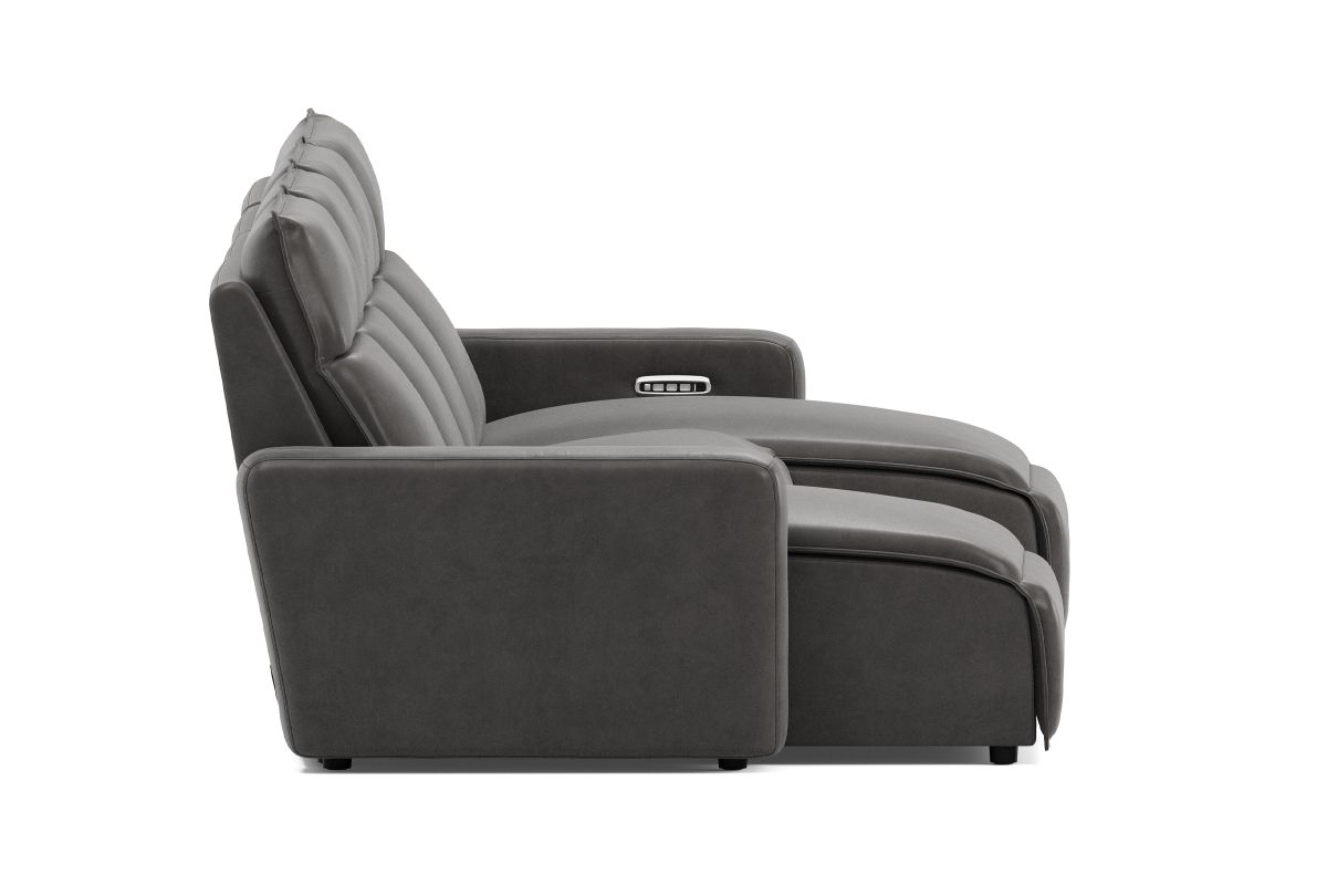 ModularTwo Grey 4-Piece Dual Chaise Sectional 6