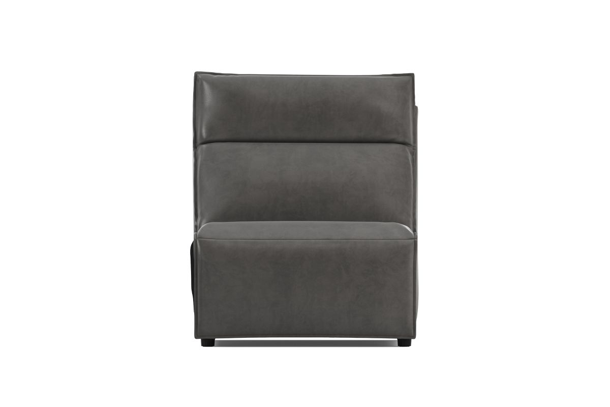 ModularTwo Grey Armless Chair 2