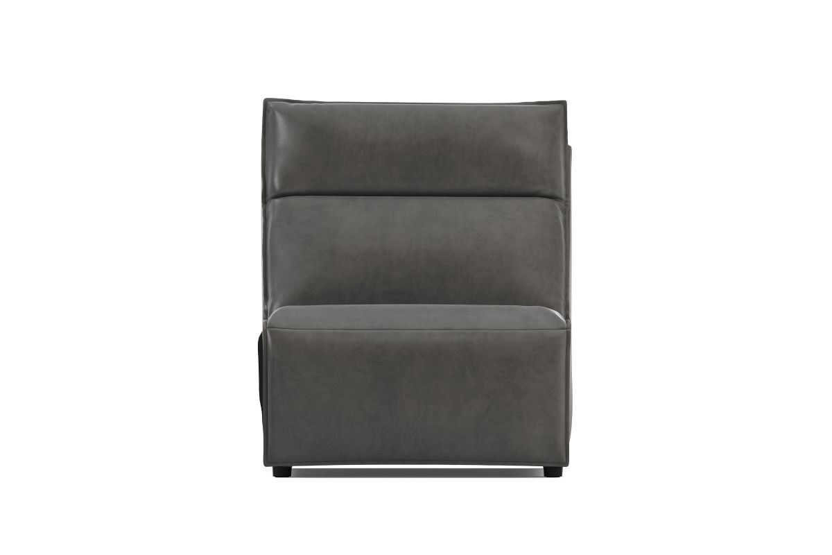 ModularTwo Grey Dual Power Armless Recliner 4