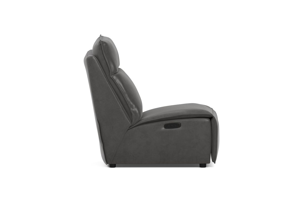 ModularTwo Grey Dual Power Armless Recliner 7