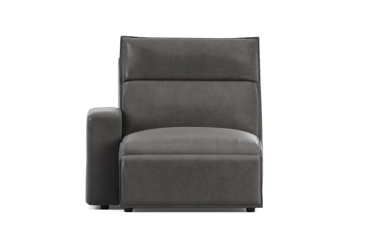 ModularTwo Grey Dual Power Reclining Left Arm Facing Chaise 4