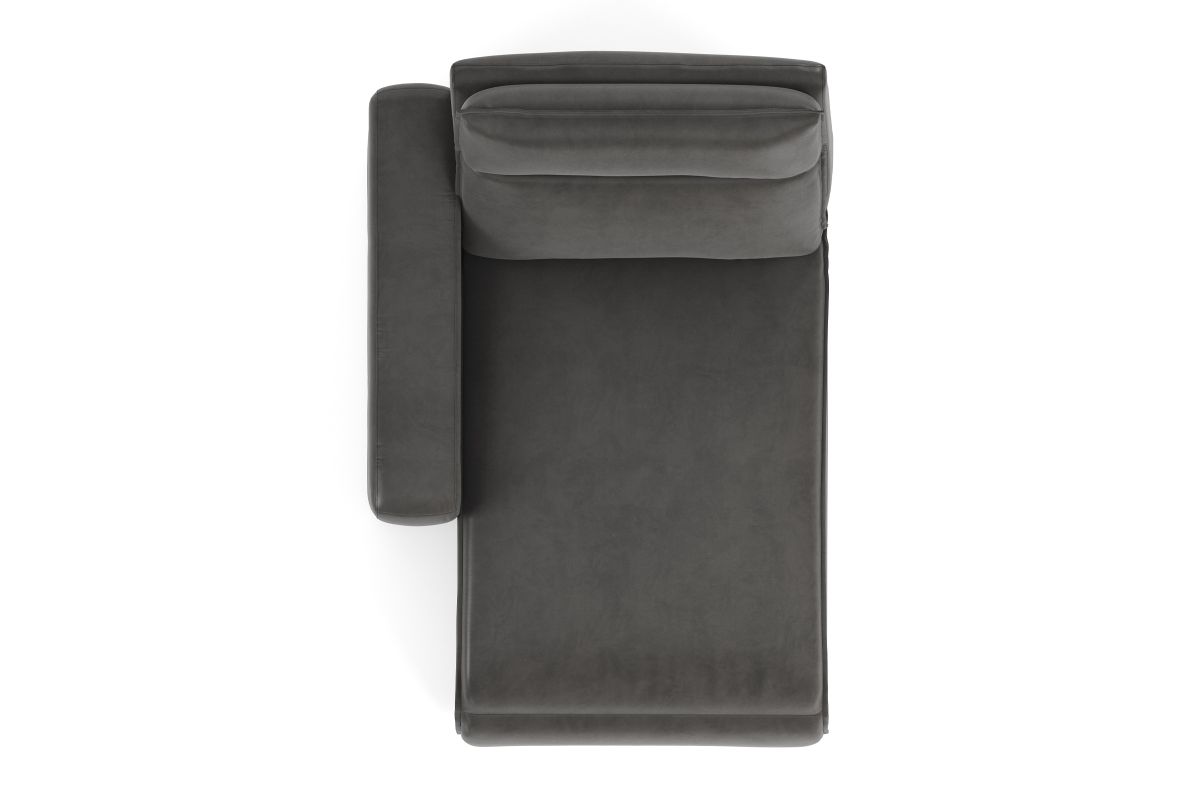 ModularTwo Grey Dual Power Reclining Left Arm Facing Chaise 7