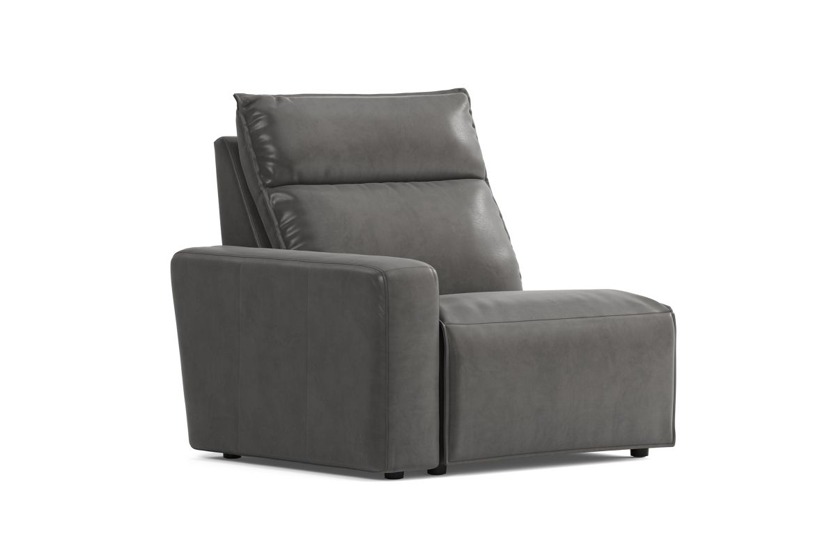 ModularTwo Grey Dual Power Left Arm Facing Recliner 2