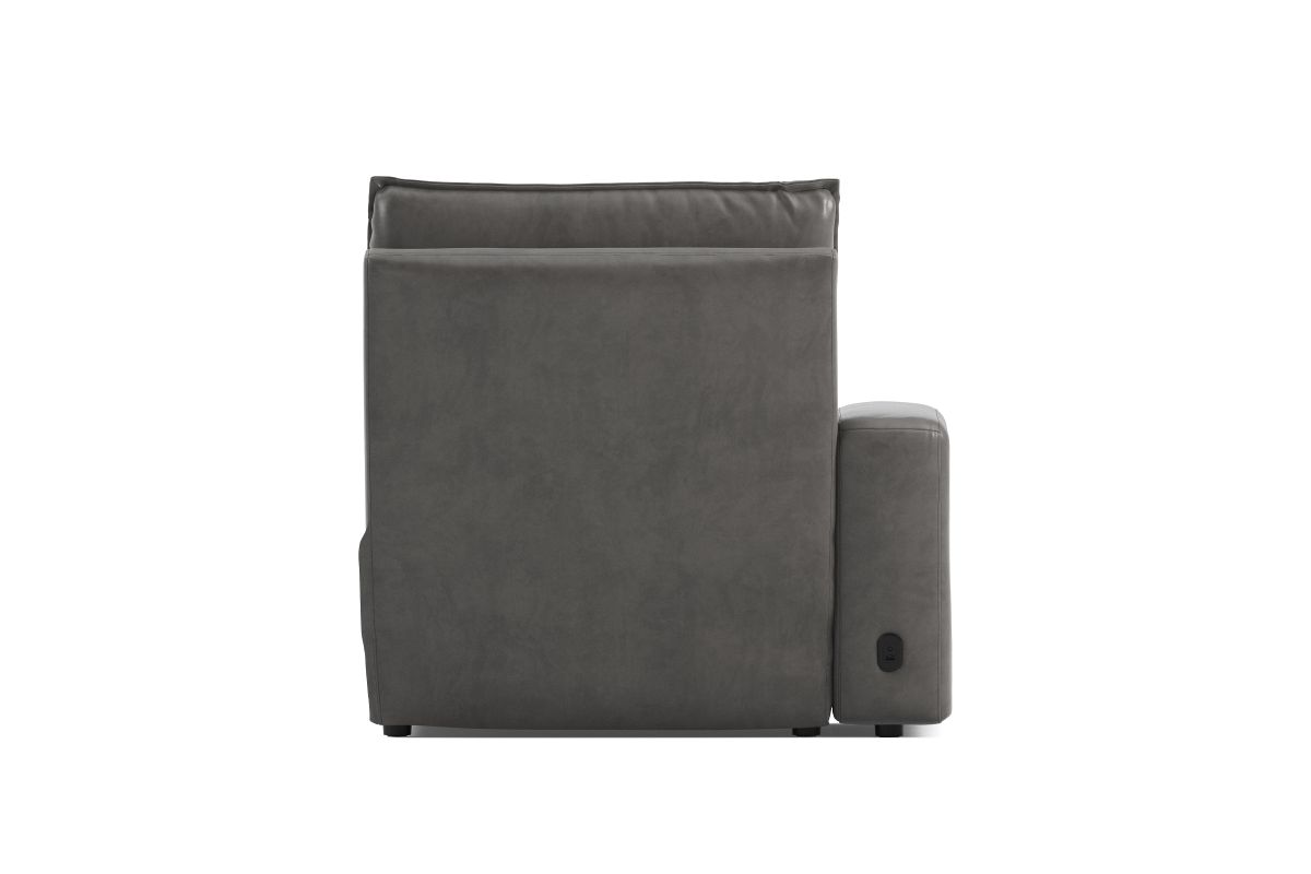 ModularTwo Grey Dual Power Left Arm Facing Recliner 10