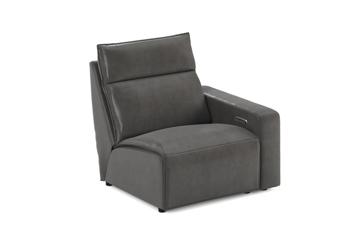 ModularTwo Grey Dual Power Right Arm Facing Recliner 5