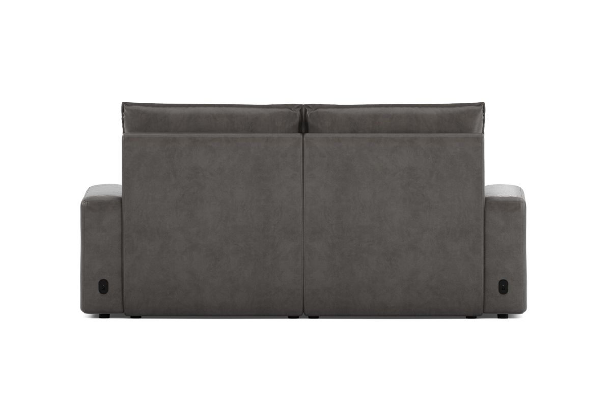 ModularTwo Grey Dual Power Reclining Loveseat 8