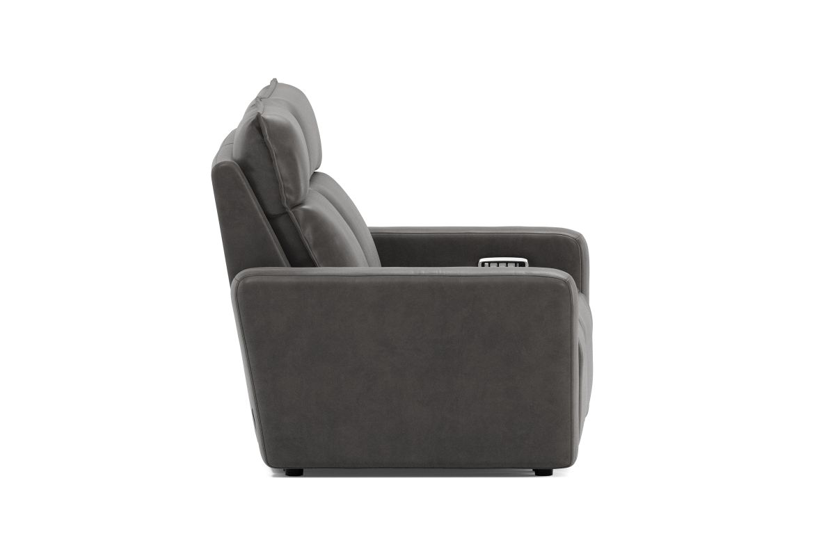 ModularTwo Grey Dual Power Reclining Loveseat 4