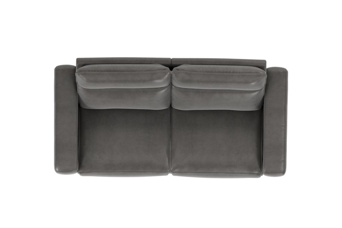 ModularTwo Grey Dual Power Reclining Loveseat 7