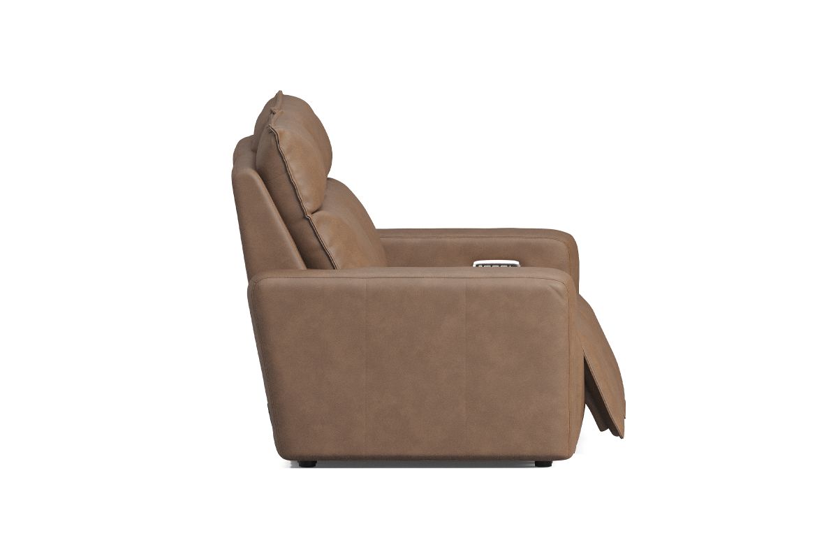 ModularTwo Brown Dual Power Reclining Loveseat 6