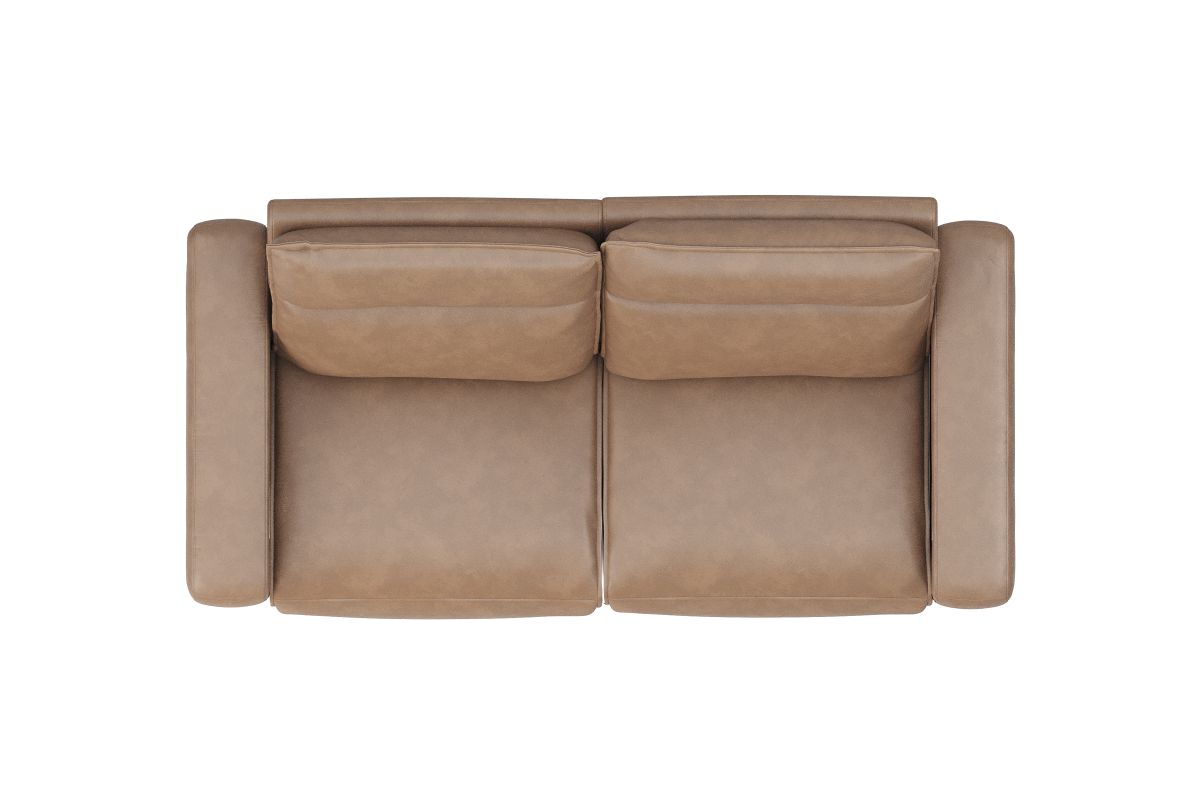 ModularTwo Brown Dual Power Reclining Loveseat 7