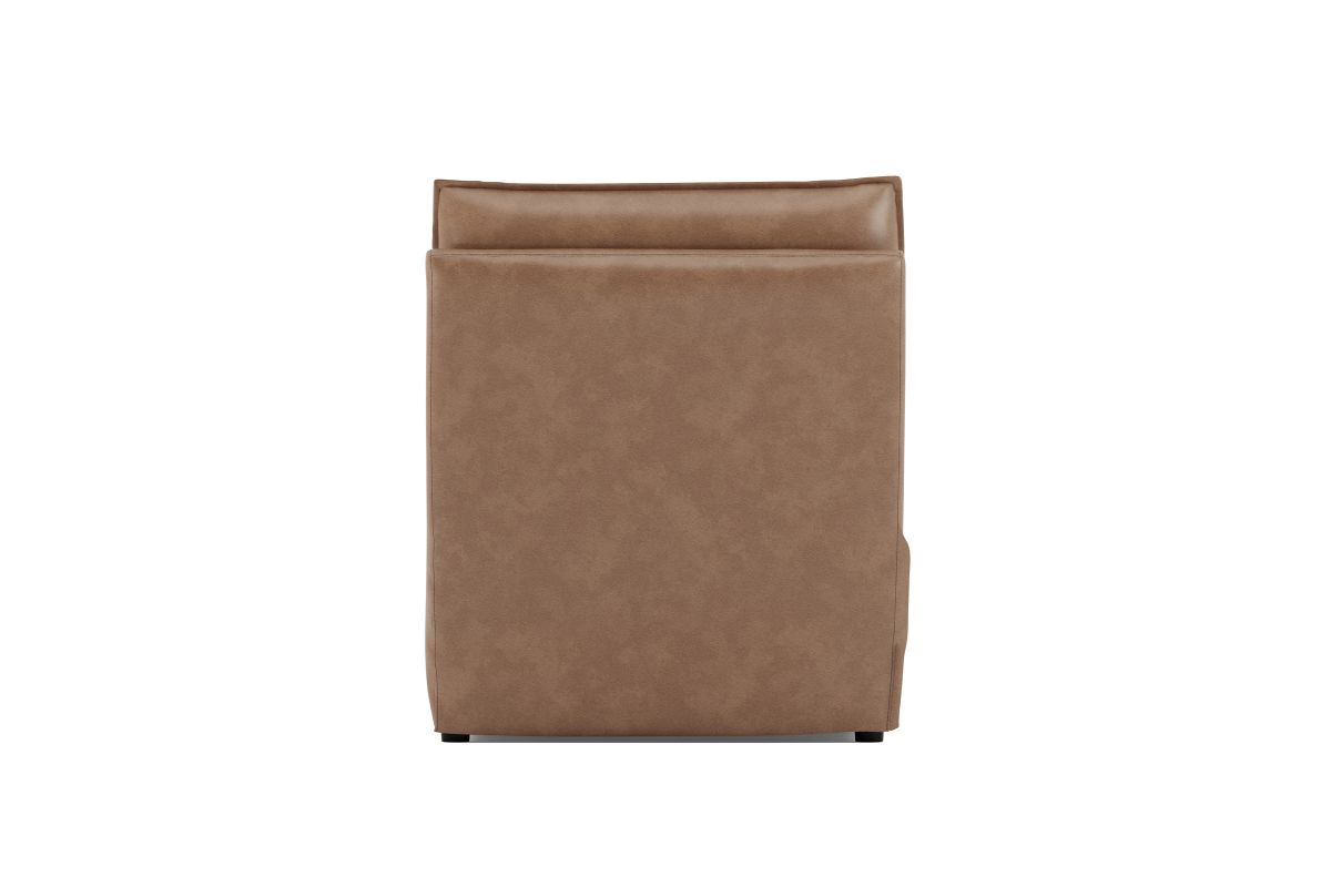 ModularTwo Brown Armless Chair 8