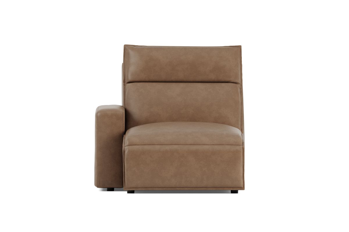 ModularTwo Brown Dual Power Reclining Left Arm Facing Chaise 4