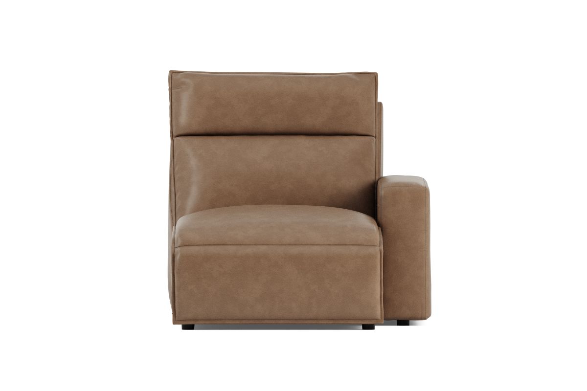 ModularTwo Brown Dual Power Reclining Right Arm Facing Chaise 2