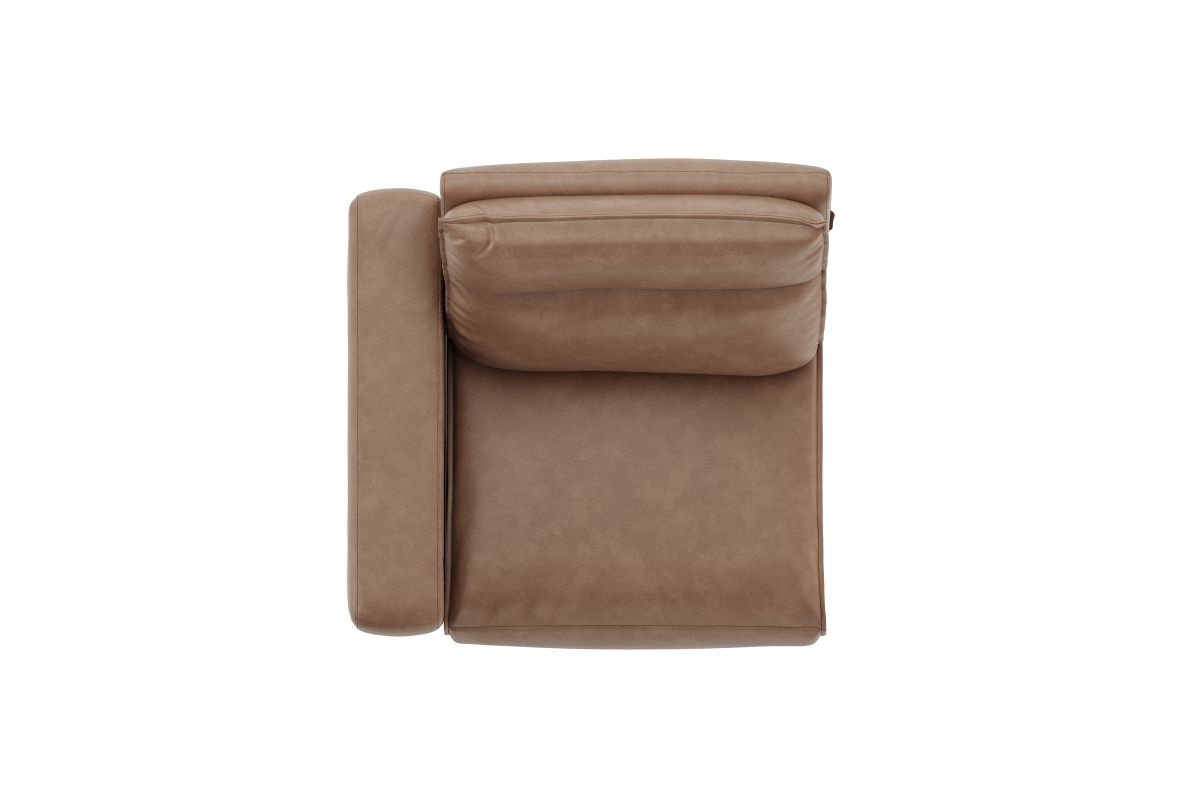 ModularTwo Brown Dual Power Left Arm Facing Recliner 8