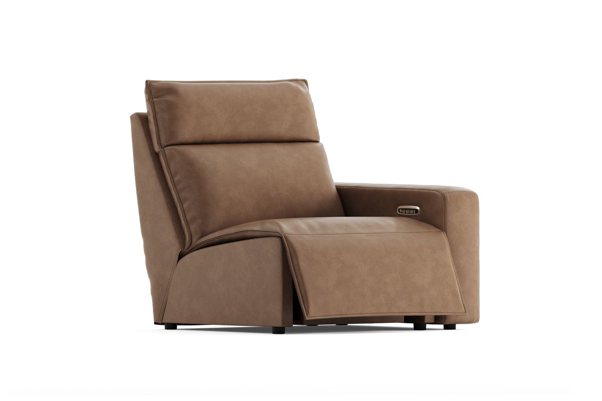 ModularTwo Brown Dual Power Right Arm Facing Recliner 2