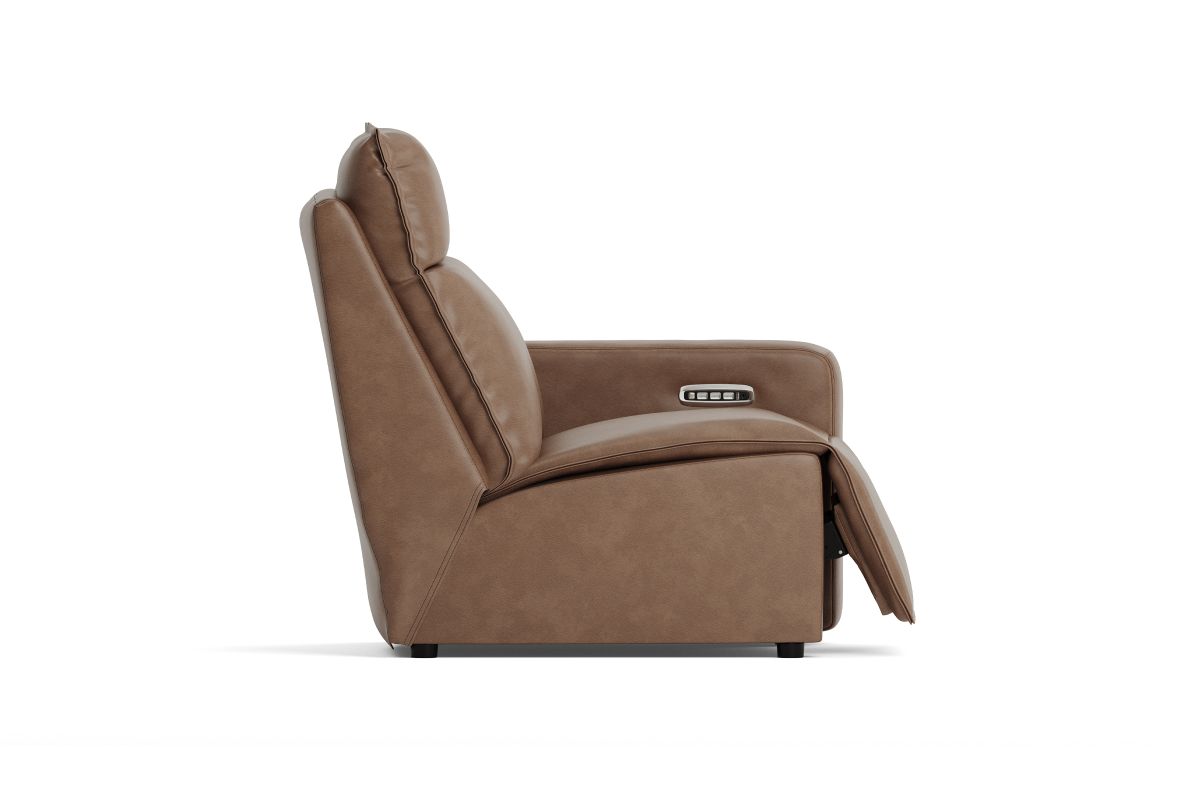 ModularTwo Brown Dual Power Right Arm Facing Recliner 8