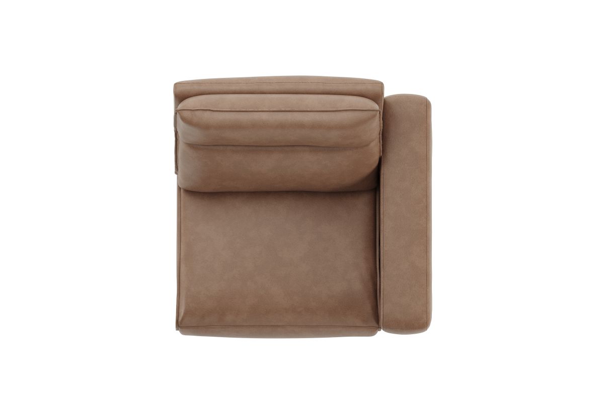 ModularTwo Brown Dual Power Right Arm Facing Recliner 9