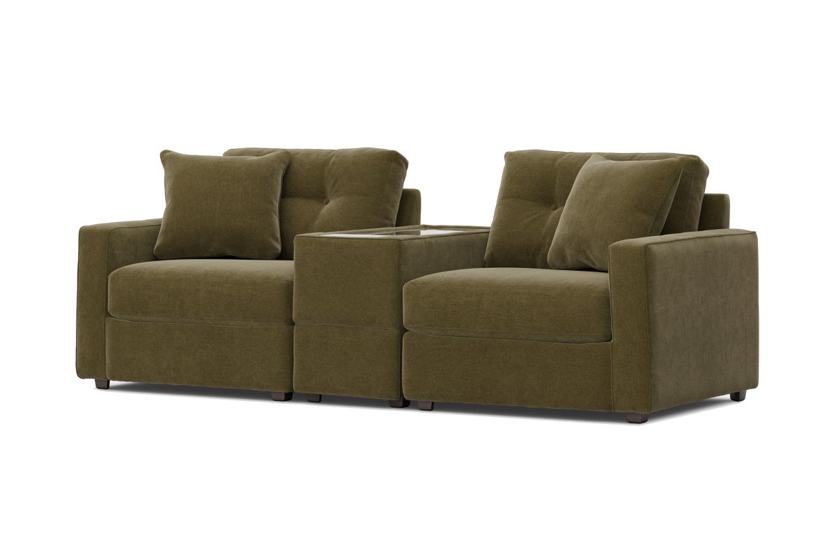 ModularOne Sectional Moss 3-Piece 3