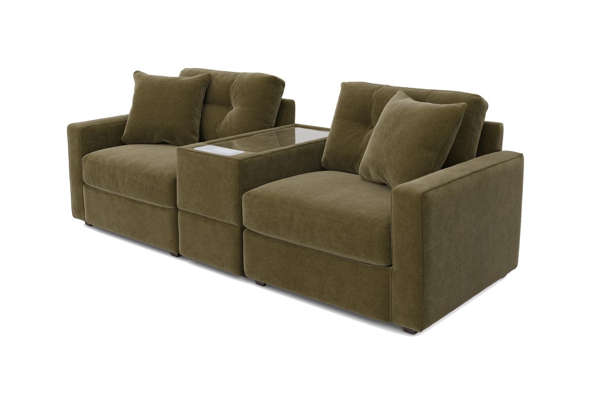ModularOne Sectional Moss 3-Piece 6