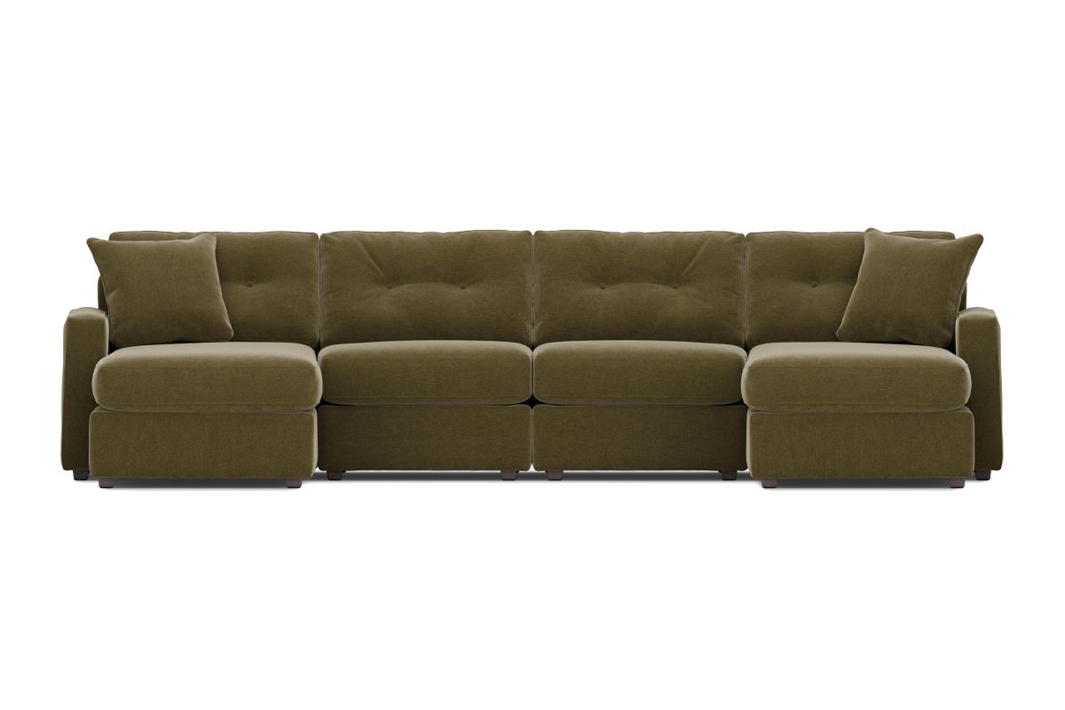 ModularOne Sectional Moss 4-Piece 3