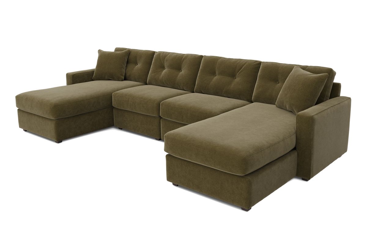 ModularOne Sectional Moss 4-Piece 4
