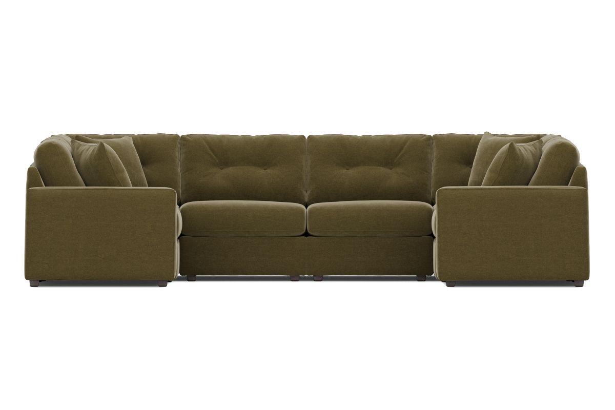 ModularOne Sectional Moss 6-Piece 2