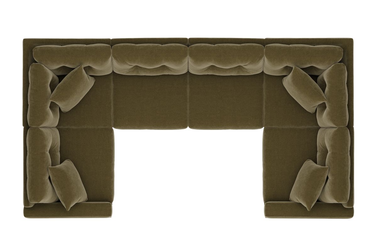 ModularOne Sectional Moss 6-Piece 7