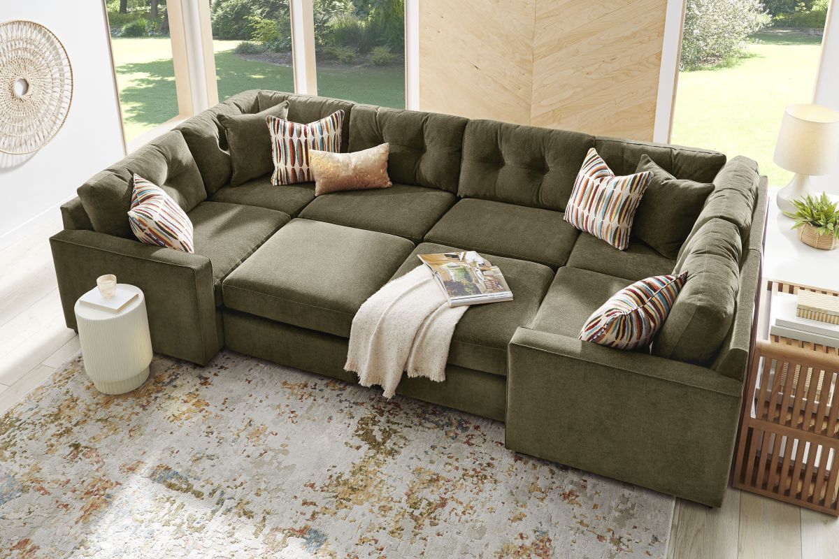 ModularOne Sectional Moss 6-Piece 4