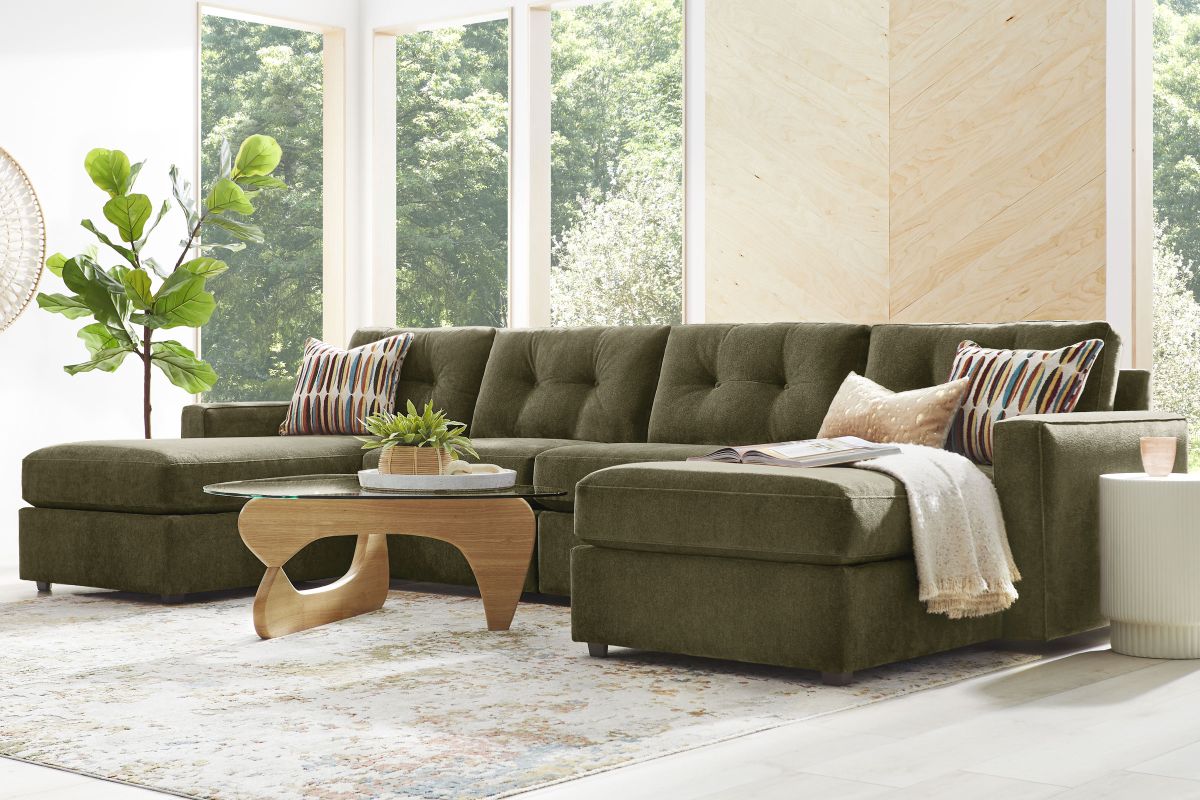 ModularOne Sectional Moss 4-Piece 2