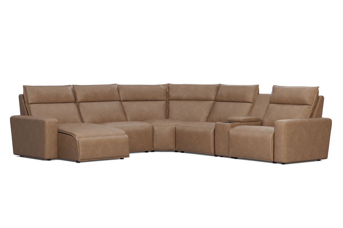 ModularTwo Brown Armless Chair 6