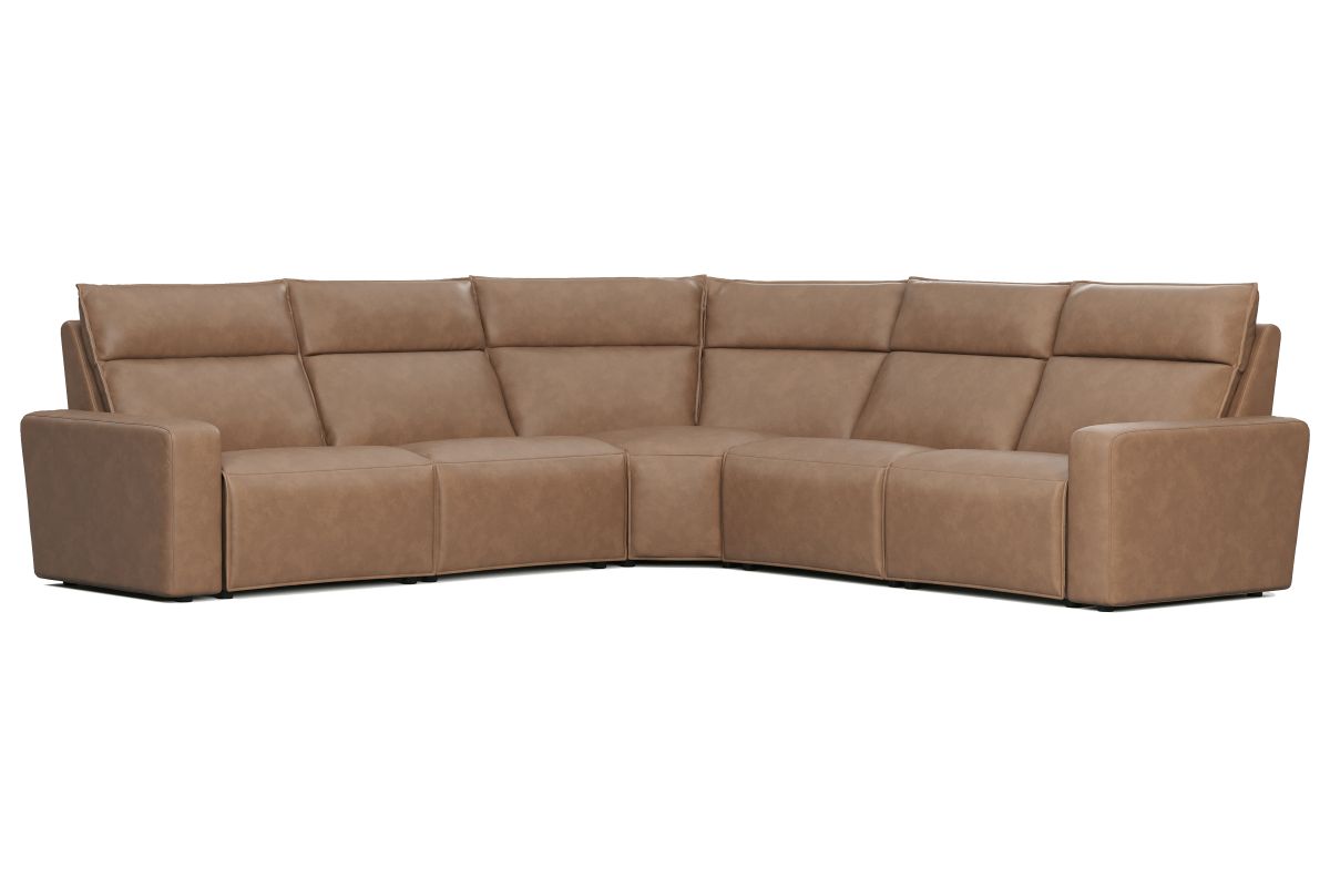 ModularTwo Brown Dual Power Right Arm Facing Recliner 6