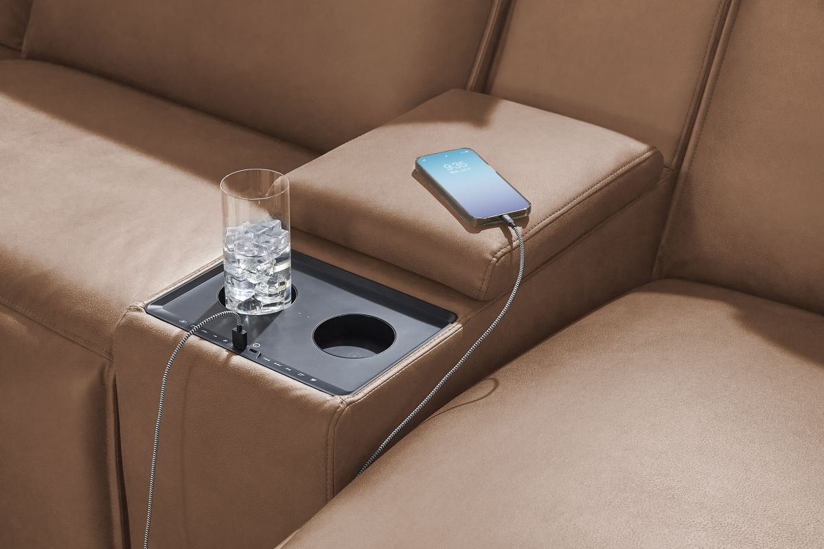 ModularTwo Brown Entertainment Console 4