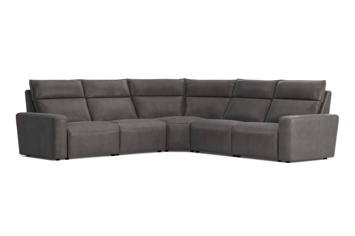 ModularTwo Grey Dual Power Armless Recliner 6