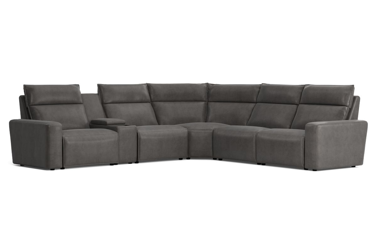 ModularTwo Grey Dual Power Right Arm Facing Recliner 8