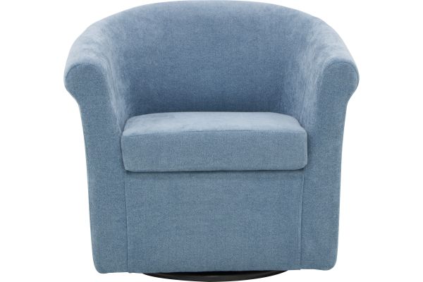 Marlee Blue Swivel Chair